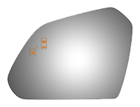 SIDE VIEW MIRROR W BLIND SPOT CROSS PATH